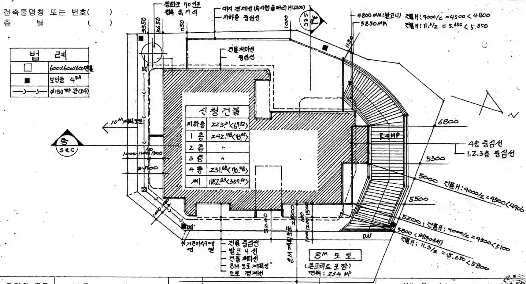도련별장빌라트 배치도 이미지